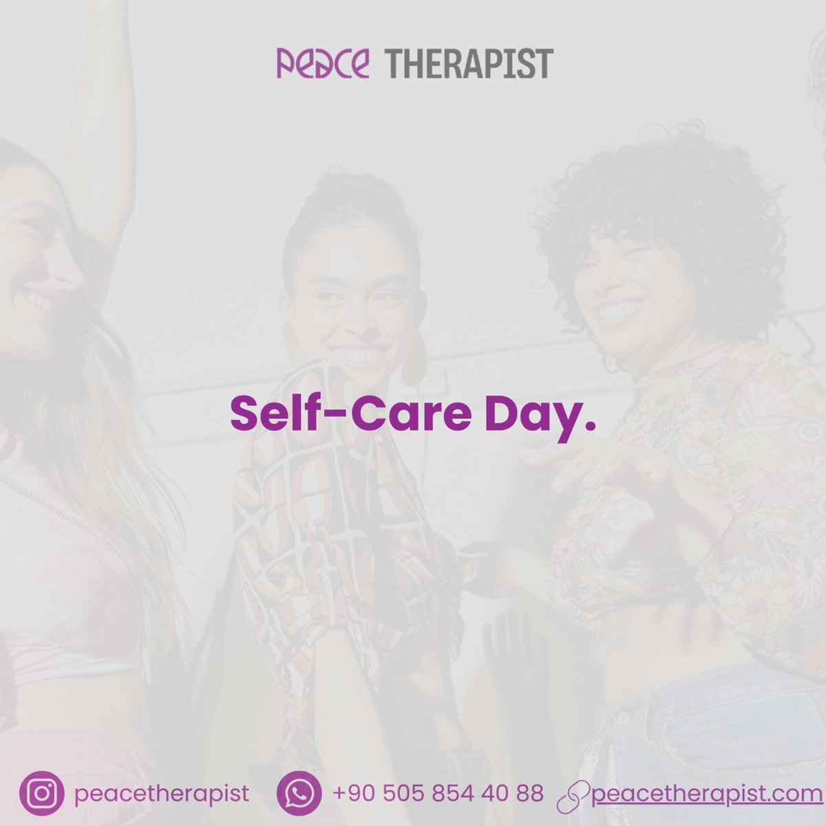 💜 International Self-Care Day
Self-care is not a luxury — it’s essential for mental well-being and balance.

#SelfCareDay
#PeaceTherapist #MentalHealth