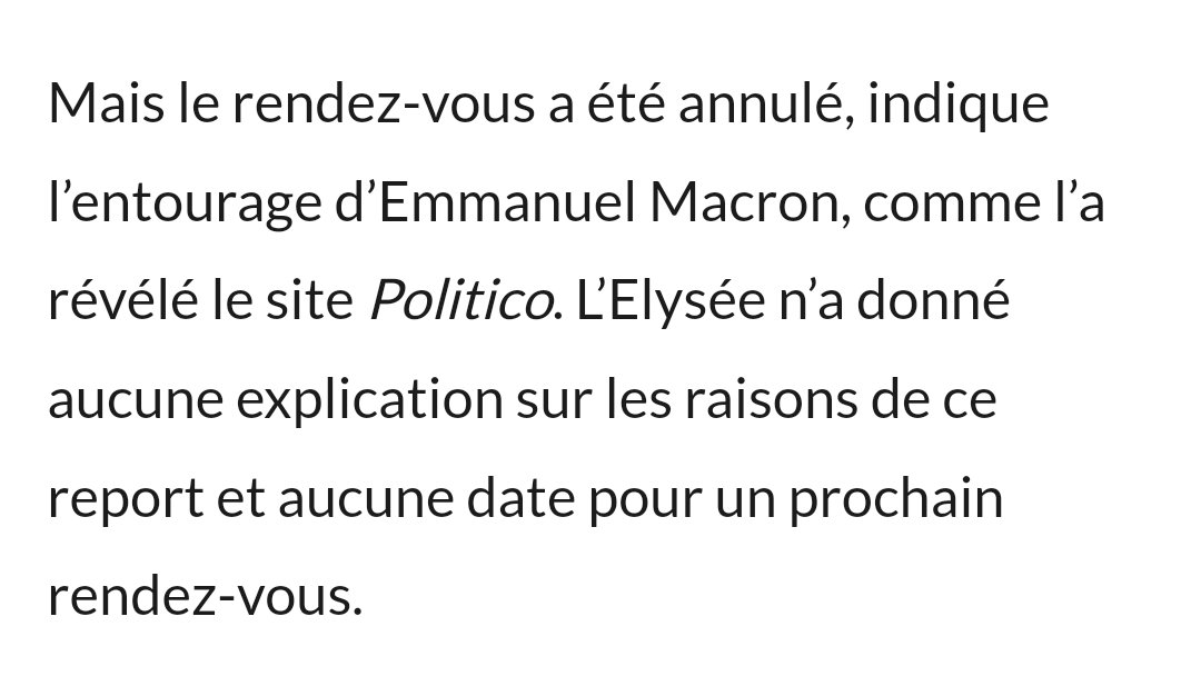 NoesisOff's tweet image. Non Macron n'a pas reporté son entretien avec Retailleau. Il l'a annulé sans donner aucune autre date de rendez vous.