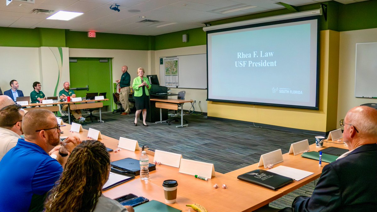 USF_Pres's tweet image. Recently, I had the opportunity to welcome emergency management teams from across the State University System as #USF hosted the group’s annual meeting. These individuals work tirelessly behind the scenes to better prepare our communities for hurricanes and a wide range of other…