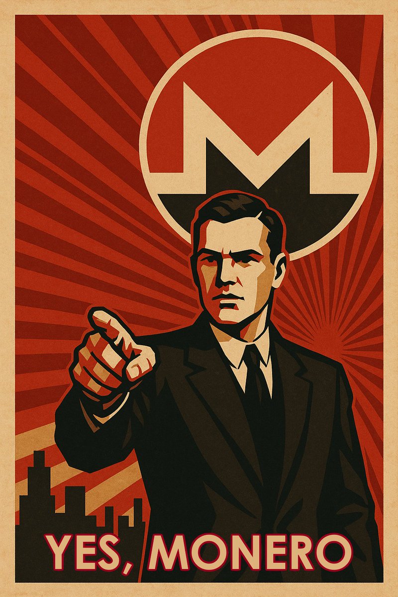 cypherpunk31337's tweet image. I'm a man on a mission.
Online or face to face, if we meet, you're learning about Monero. You’ll leave knowing what true crypto is and what it stands for.
That’s not a possibility.
That’s a guarantee.