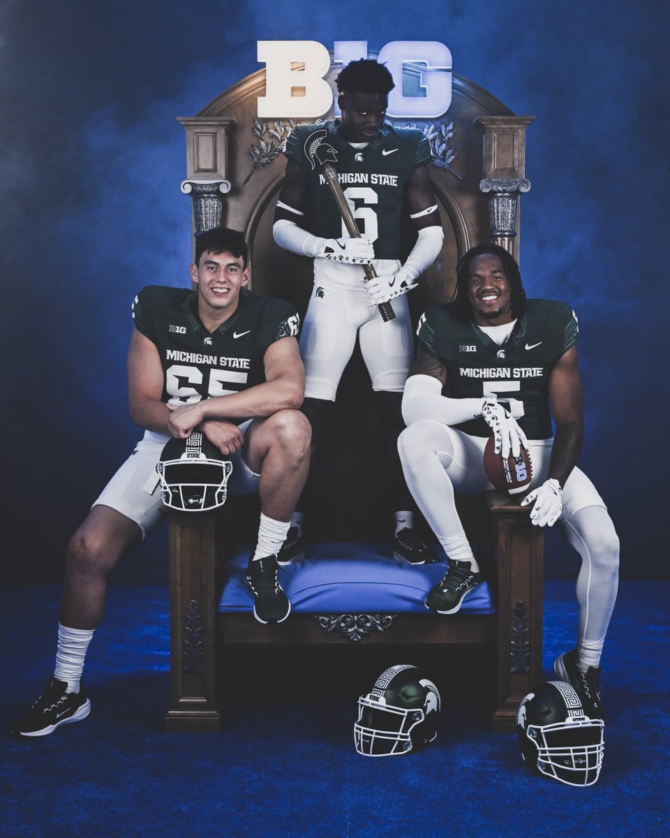 Making a STATE-ment. 🏈

#B1GMediaDays x <a href="/MSU_Football/">Michigan State Football</a>