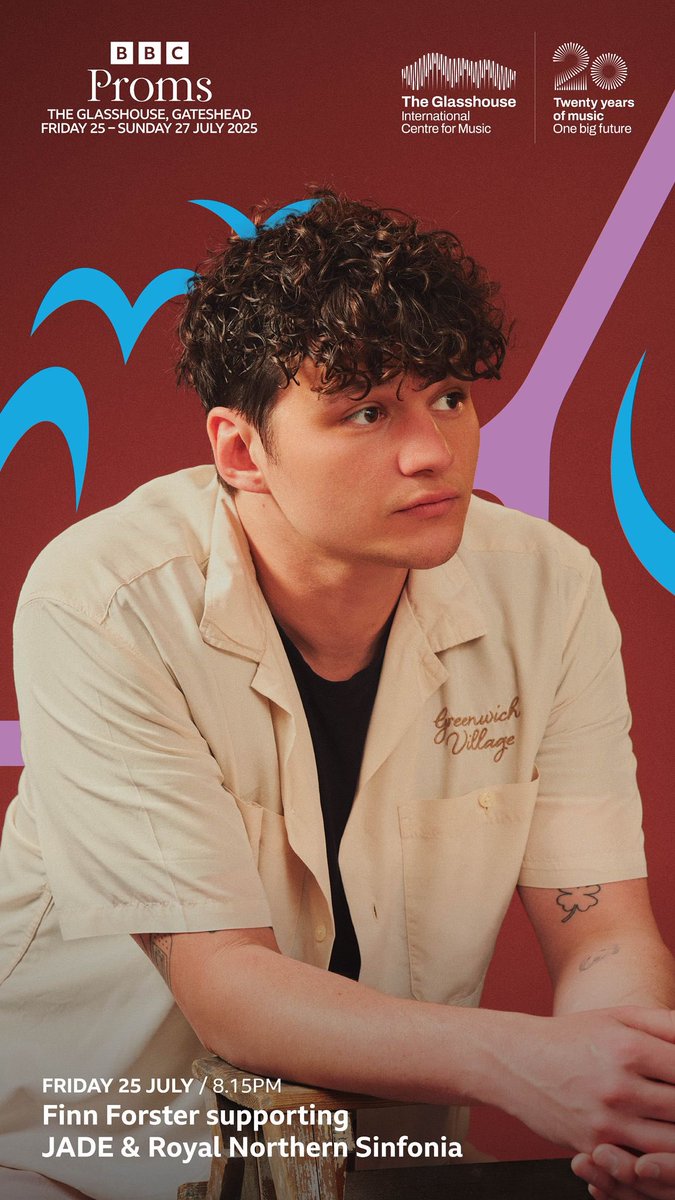 FinnForster1's tweet image. Tomorrow! 🥳
So excited to be back at @glasshouseicm supporting @jadethirlwall for @bbcproms
Set time: 20:30pm
Tune into @BBCRadio3 to hear it. ❤️
#BBCProms