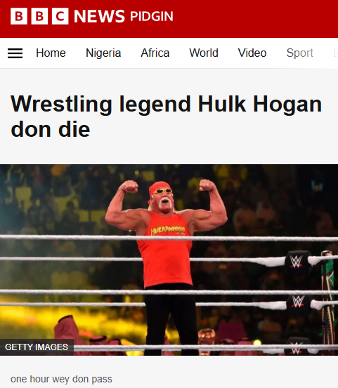 Bananasaur_Rex's tweet image. god i love bbc pidgin