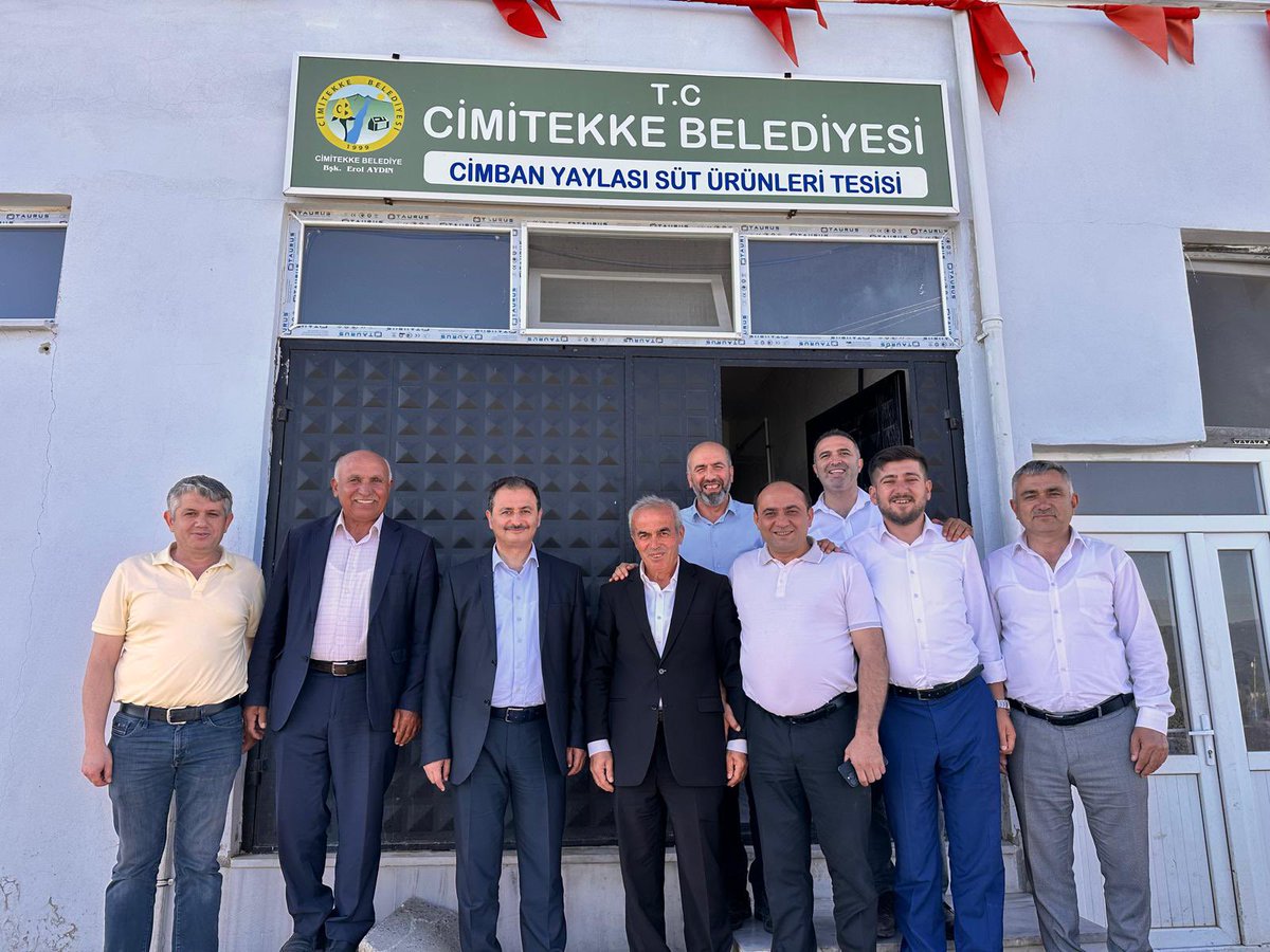 📍Cimitekke | Reşadiye

Cimban Yaylası’ndaki süt ürünleri tesisini ziyaret ederek üretim sürecini yerinde inceledik. 

Hemşehrilerimizin alın terine ve gayretine şahit olduk.

Doğal olanın, yerli olanın, emeğin yanındayız.✅