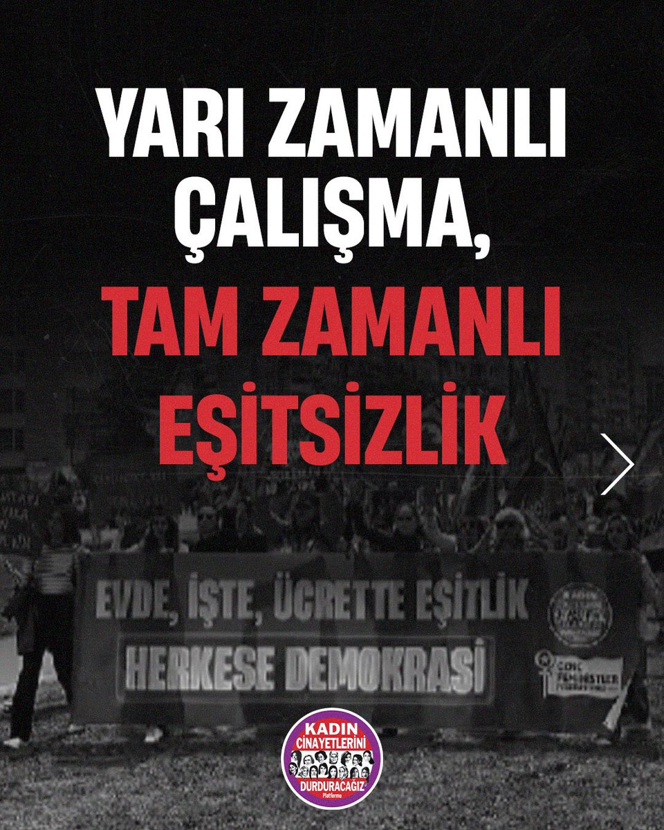 kcdplatformu's tweet image. Yarı zamanlı çalışma, tam zamanlı eşitsizlik.
Yıllardır kadınları istihdamın dışına itme aracı olarak esnek ve uzaktan çalışmayı gündeme getirmeye çalışan iktidar, şimdiye dek kadın ve işçi örgütlerinin baskısıyla bunu gerçekleştirememişti. Sonunda sözde eşitlikçi görünen, ancak…