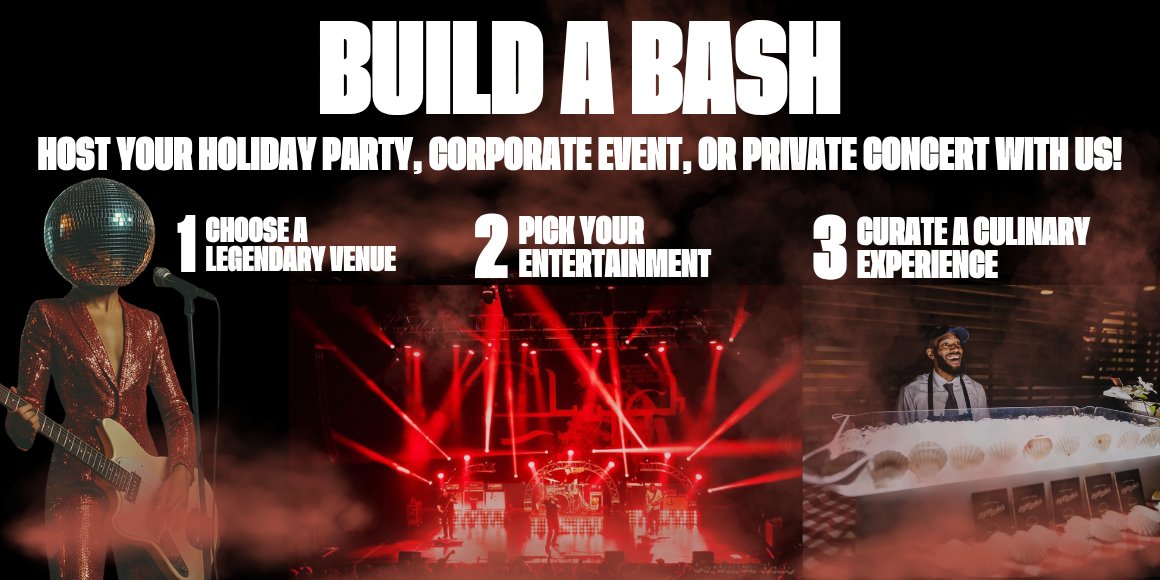 TheAztecTheatre's tweet image. 👀 Ready to Build a Bash at the Aztec Theatre? With us, planning your end-of-year celebration is as simple as 1-2-3!

✔ Legendary private event spaces
✔ Headline-worthy entertainment
✔ Jaw-dropping culinary moments

Visit 🔗 livenation.com/specialevents and let’s Build a Bash!