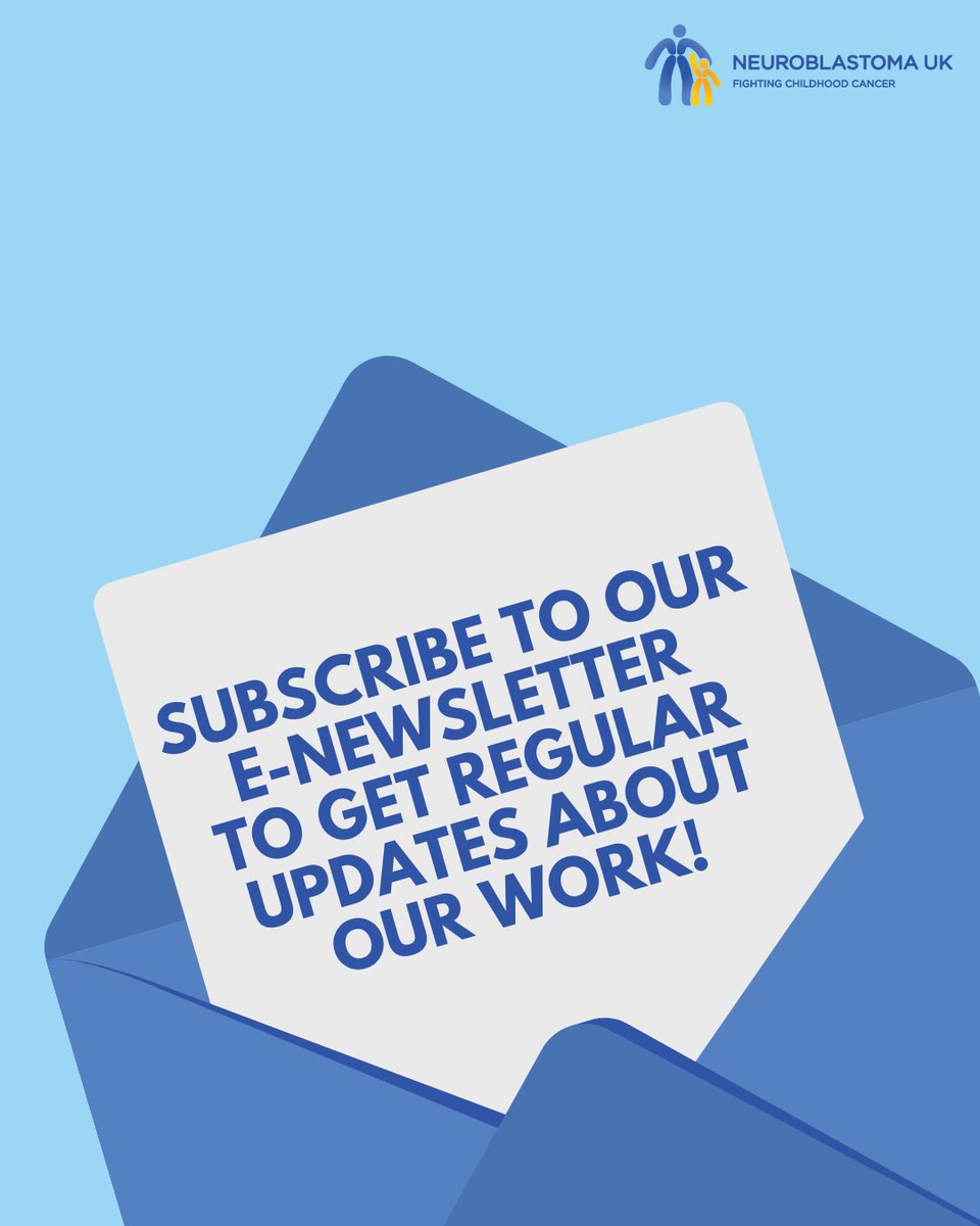 NeuroblastomaUK's tweet image. We’d love to stay connected! 💛 Subscribe to our e-newsletter and be one of the first to hear about ground breaking research, inspiring community stories, upcoming events, and so much more ➡️neuroblastoma.org.uk/keeping-in-tou…
