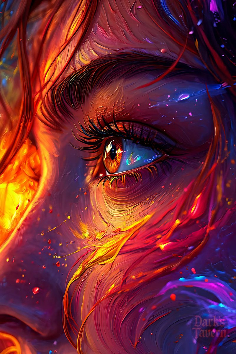darkstavern's tweet image. Elemental focus locked. Paint and flame coil around a single fire mage eye.

What spell is charging in there?

#fantasyart  #FireMage #digitalillustration