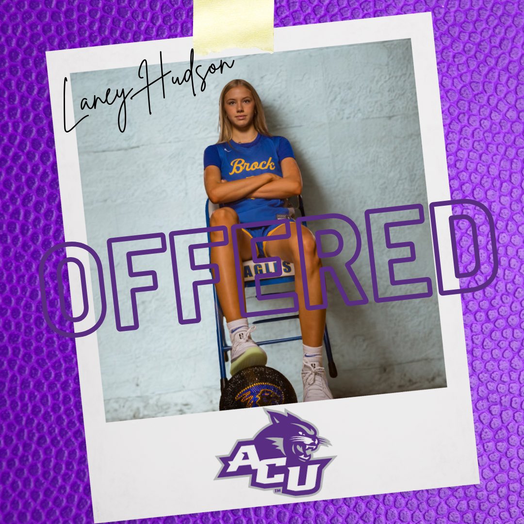 After a great conversation with <a href="/coachgoodenough/">Julie Goodenough</a>, I am grateful to receive an offer from <a href="/ACUWBB/">ACU Women’s Basketball</a>!! Thank you coaches for believing in me!! 💜🤍