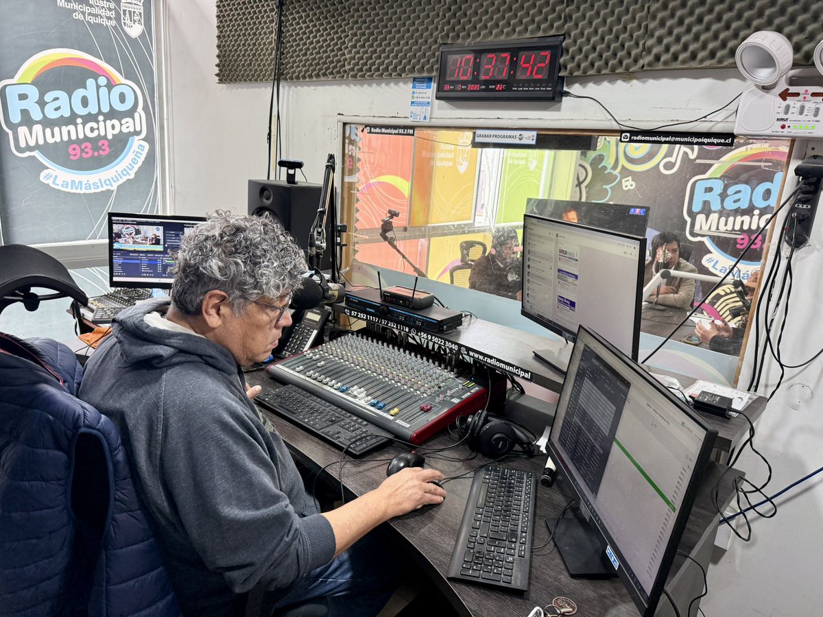 🎙️ Hoy nuestro jefe de proyectos Pablo Ape estuvo en Radio Municipal de Iquique conversando sobre los talleres que se realizarán en el marco de la formulación de la Política Regional de Turismo de Tarapacá.

Iniciativa liderada por el @GoreTarapaca y financiada por el FNDR.