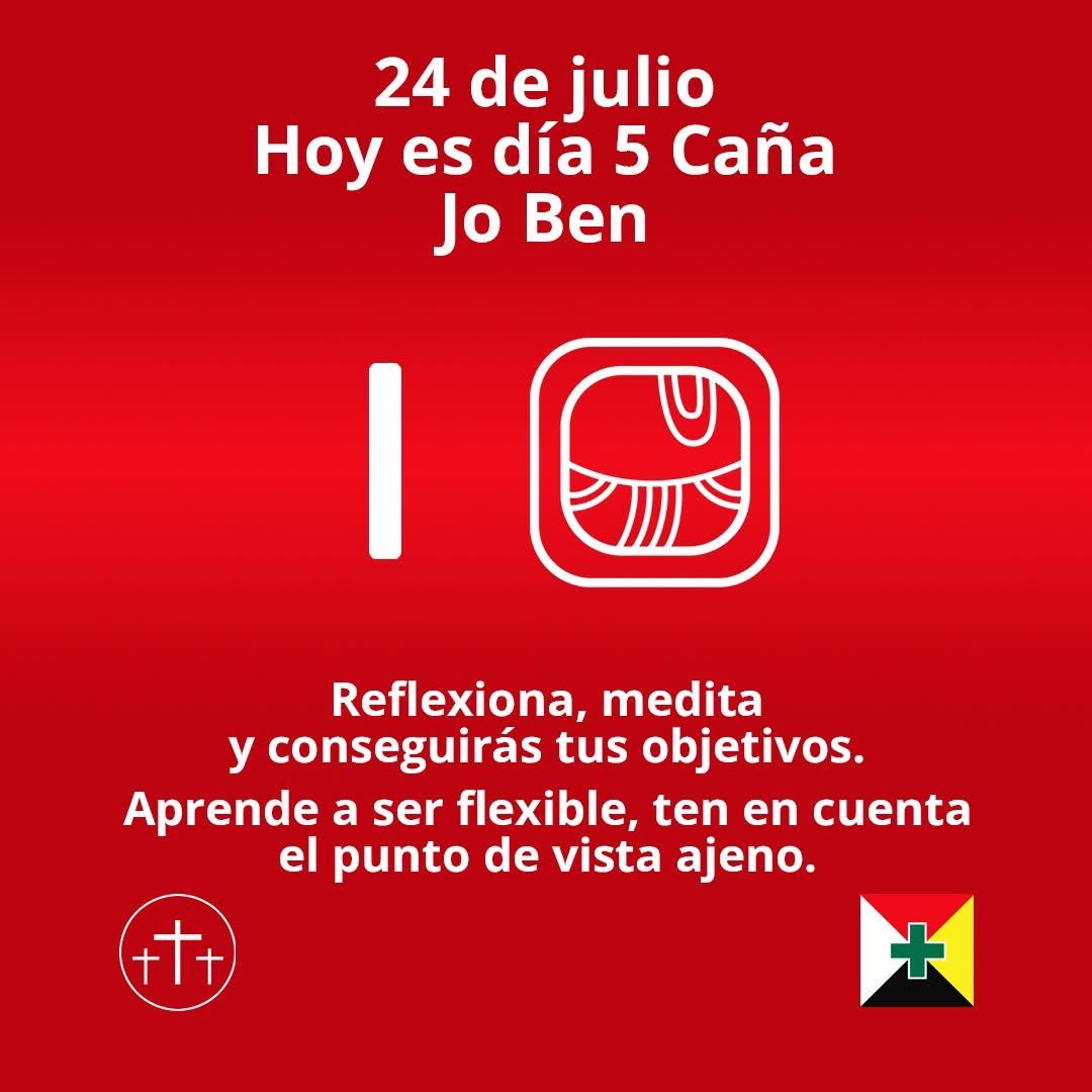 El día de hoy es 5 Caña – Jo Ben
El libro Maya dice:
“En el día de Caña aún no había tierra, ni piedras, ni árboles.” (Chilam Balam, Libro de los Kines)
#IglesiaMaya #FelizJuevesATodos #FelizJueves