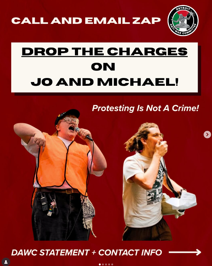 HonestGlam's tweet photo. CALL  &amp; EMAIL WAYNE COUNTY PROSECUTOR KYM WORTHY TO DEMAND SHE DROP THE CHARGES ON JO &amp; MICHAEL! 

PROTESTING IS NOT A CRIME!

CALL &amp; E-MAIL KYM WORTHY:
313-224-5777
https://t.co/JQSd7Lv0AB or link in bio

https://t.co/XwvSJnev9H https://t.co/EF87LCKh0j