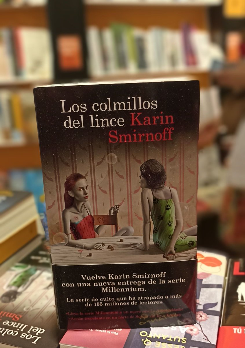 CervantesLib's tweet image. Vuelve Karin Smirnoff con una nueva entrega de la serie Millennium.
Una serie de culto en todo el mundo.Lisbeth Salander y su sobrina Svala parecen tener un imán para los problemas
Leer más 👉cervantes.com/libro/97884233…
📚 #CervantesRecomienda #Oviedo #Libros #Desde1921