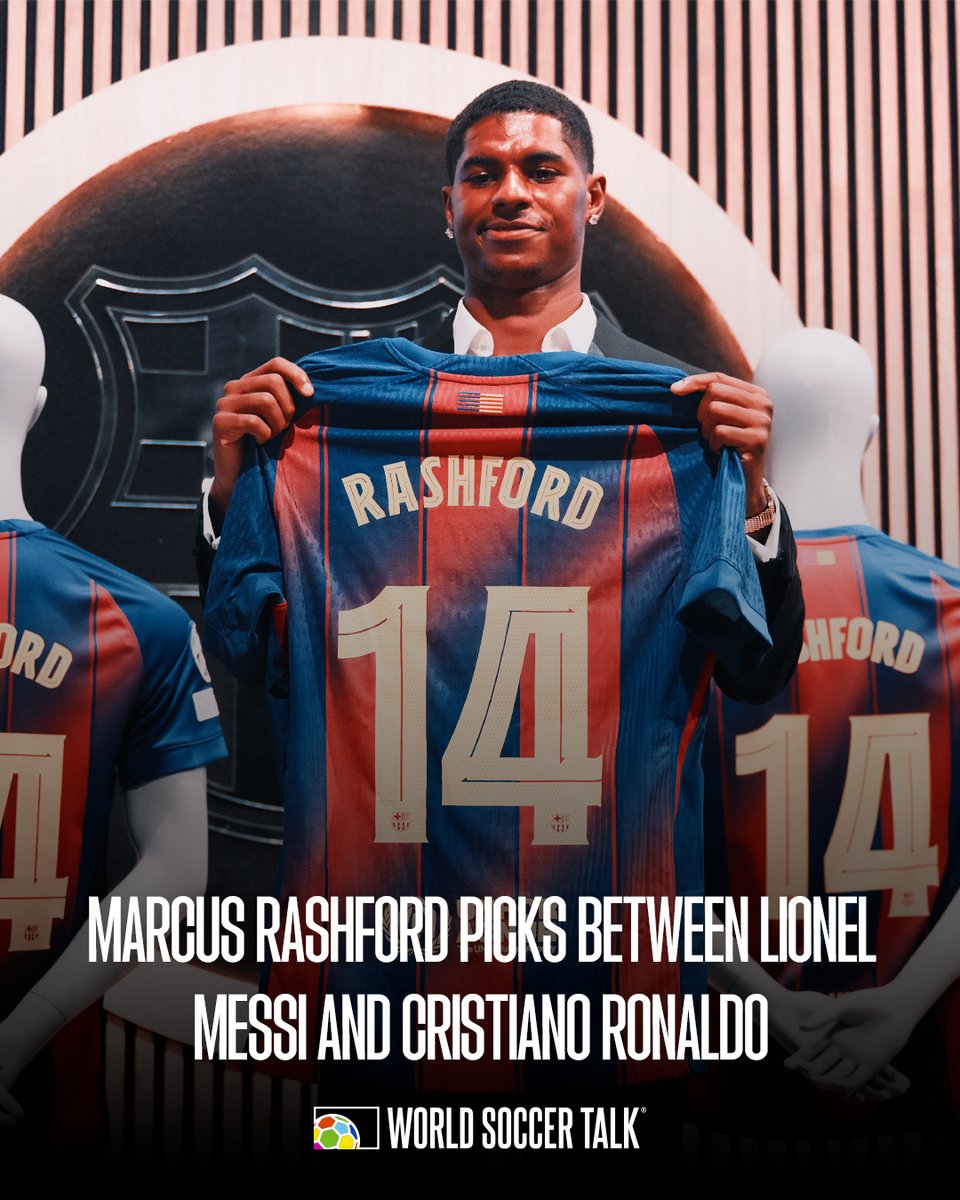Cristiano Ronaldo’s former teammate at Manchester United, Marcus Rashford, had to choose between CR7 and Messi go.bolavip.com/HBcly9