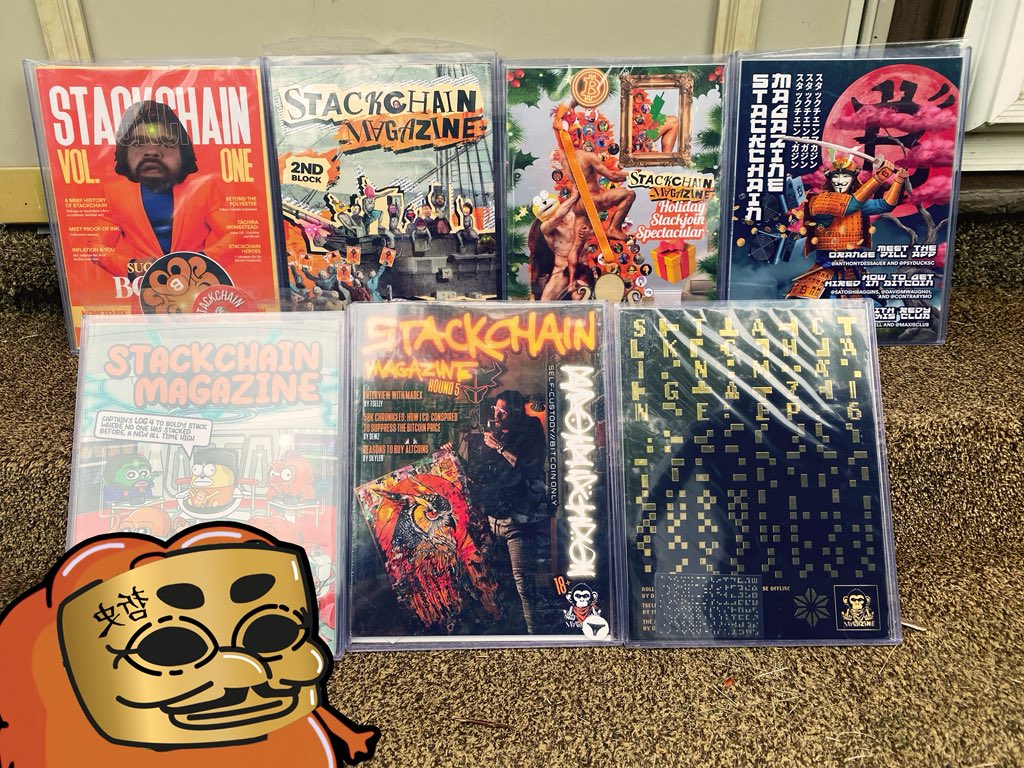 LoKoBTC's tweet image. .@Stackchainmag never fails to impress visually. The foil on this cover fits perfectly. Well done @asanoha_gold on the featured cover art.
Time to open ‘er up (yes, I can read).