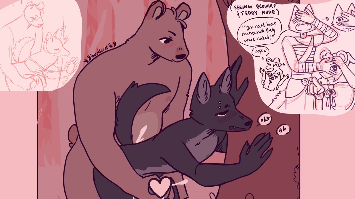 Some old concept art for my part of this upcoming furry anthology film 🫣🤭
-
There's currently 700 auditions and counting!! 😱Only one week left to submit VA auditions, check out the doc in the op, pick characters you think you'd fit, and send in your beautiful voice! &lt;3