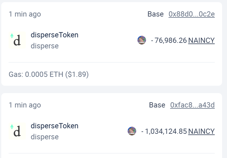 Degen Ape Trader (@degen__ape__) on Twitter photo The second airdrop to $TRUST staker, 1.1m $NAINCY, has been distributed to all.
Check your Token Transfer tab on Basescan if you don't find it
We still have 7 more distributions to go.
Thank you <a href="/nAIncylabs/">nAIncy labs</a> 's team. 🫡
I will update about others airdrop when the unlock The second airdrop to $TRUST staker, 1.1m $NAINCY, has been distributed to all.
Check your Token Transfer tab on Basescan if you don't find it
We still have 7 more distributions to go.
Thank you <a href="/nAIncylabs/">nAIncy labs</a> 's team. 🫡
I will update about others airdrop when the unlock