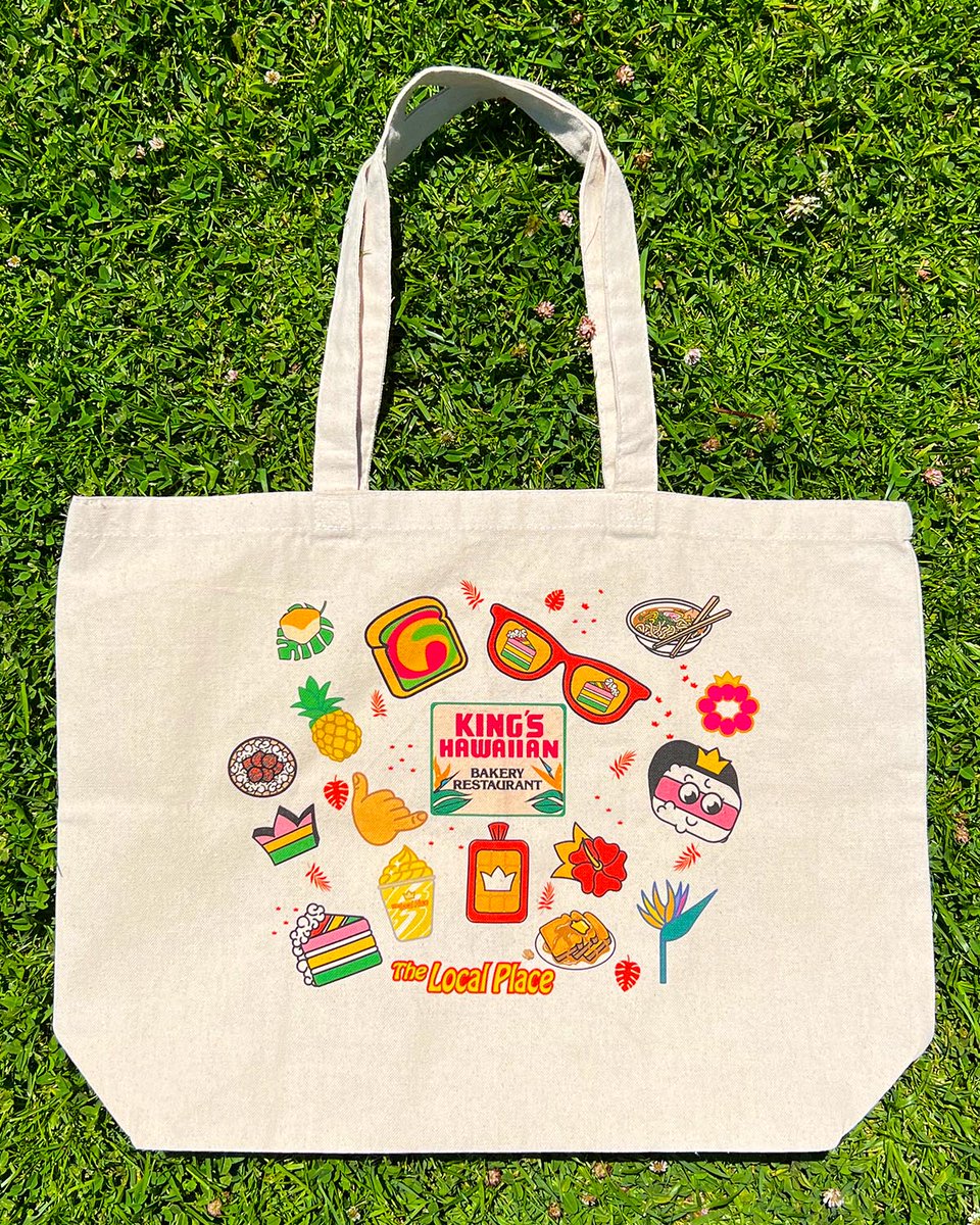 kh_localplace's tweet photo. This King’s Hawaiian tote is simply too good not to share! It’s perfect for a day at the beach, grocery shopping, or just running errands around town! 🛍️
#tote #totebag #kingshawaiian #aloha #beach #groceryshopping #fashionstyle https://t.co/58qiEs7Ztn
