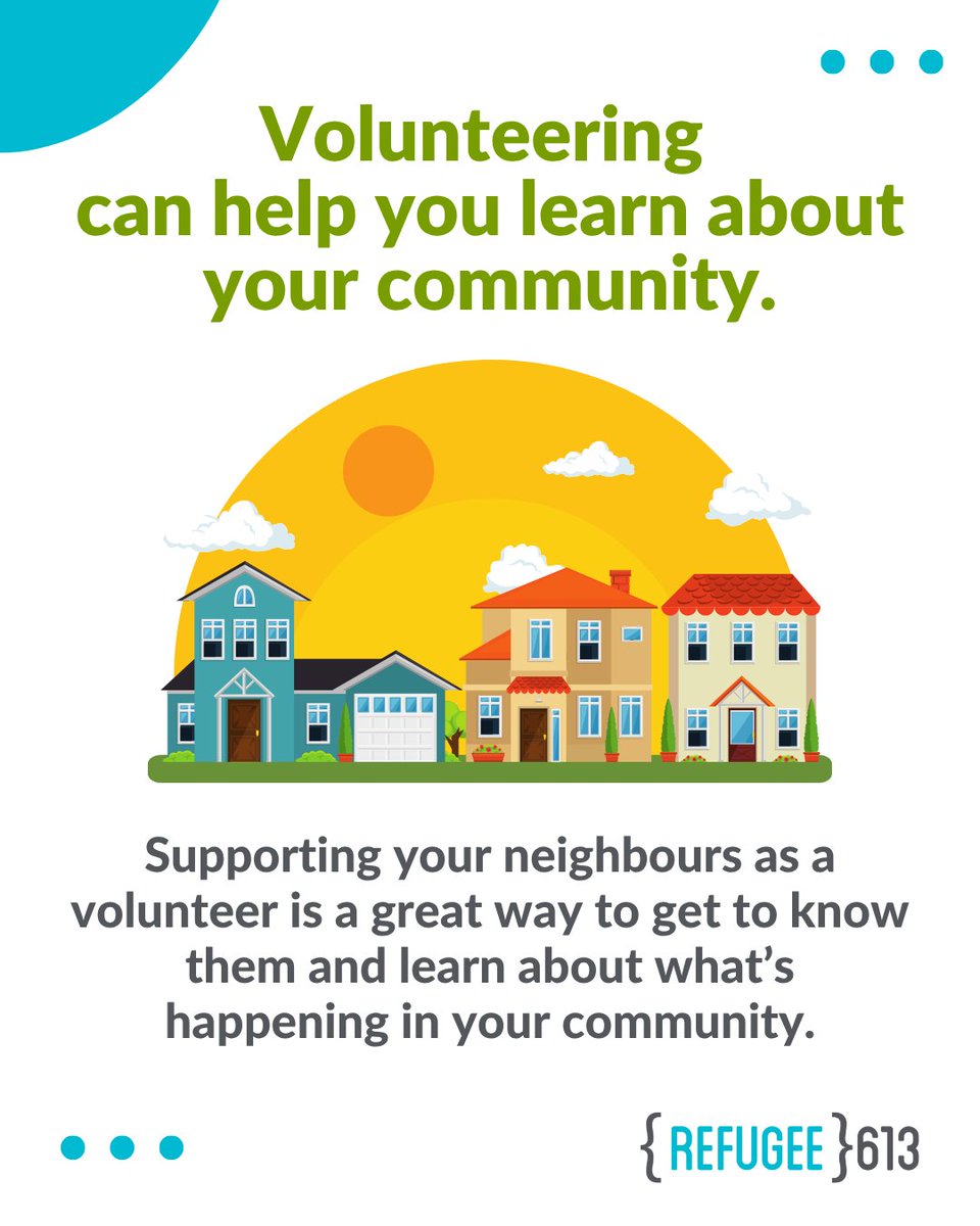 refugee613's tweet photo. (1/2) Last year, Refugee 613 and @VolunteerOttawa  partnered up to make an infographic with the basic information newcomers need to find fun, enriching volunteer jobs.

🔗 It’s available in 16 languages at https://t.co/EQcZHCXjzo https://t.co/67fuZ9lt9e