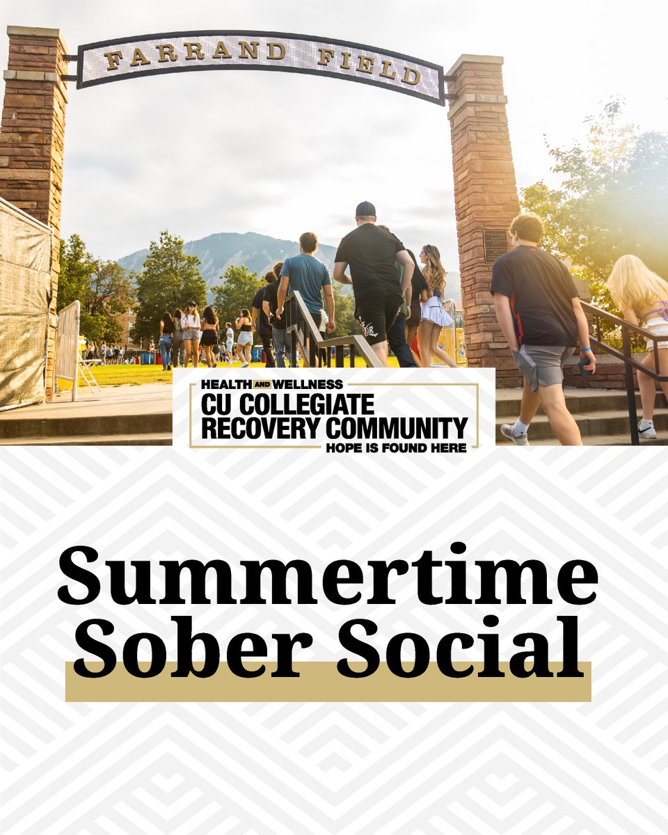 CUHealthyBuffs's tweet image. 🌸 Join the CU Collegiate Recovery Community for some fresh air, sub sandwiches, lawn games and great company at their summer picnic!

☀️ Take it easy and enjoy the summer sun in a setting that supports all pathways to recovery: bit.ly/44QFSHa