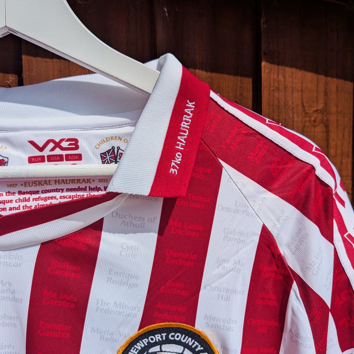 laligaandbeyond's tweet image. This beauty arrived today.
The thought and level of detail that has gone into it and tells the story of the Basque refugees is just incredible in this @AthleticClub inspired away shirt
Well done @NewportCounty & @VX3apparel