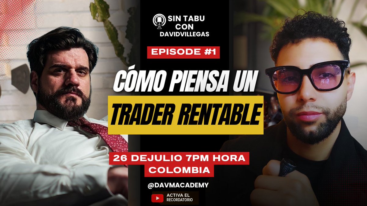 soydavidvillega's tweet photo. 🎙️¿Cómo piensa un trader rentable?
El TIBURÓN 🦈 entrevista al LOBO 🐺@IvanPratx
Una charla real: estrategias, errores, psicología y visión.
Cripto y trading sin humo. 🚫💨
👉 Este episodio es ORO puro. NO TE LO PIERDAS!
Dale like y compártelo. #PodcastCripto #TradingReal $BTC https://t.co/F8xyUPbZ8u
