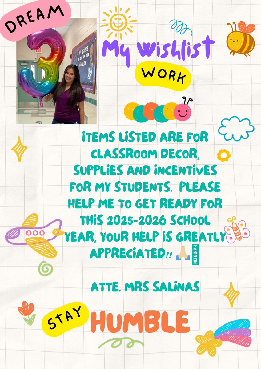 MrsCSalinas's tweet image. Please help me bring Egypt’s 🇪🇬 landscapes and culture into my classroom for this upcoming school year by clearing 1️⃣ thing from my list.
Don’t forget to ⬇️ your list for a RP and RP mine❗️✨
amazon.com/hz/wishlist/ls…
amazon.com/hz/wishlist/ls…
