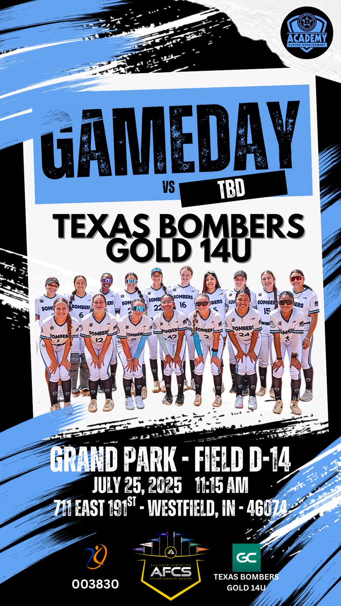 Maliyah Lewis (@maliyahlewis05) on Twitter photo Schedule drop ⏰🙏🏽☑️🏁Come check the SQUAD out <a href="/thealliancefp/">The Alliance Fastpitch</a> <a href="/BombersTexas/">Texas Bombers Gold 14u Malpass</a> Schedule drop ⏰🙏🏽☑️🏁Come check the SQUAD out <a href="/thealliancefp/">The Alliance Fastpitch</a> <a href="/BombersTexas/">Texas Bombers Gold 14u Malpass</a>