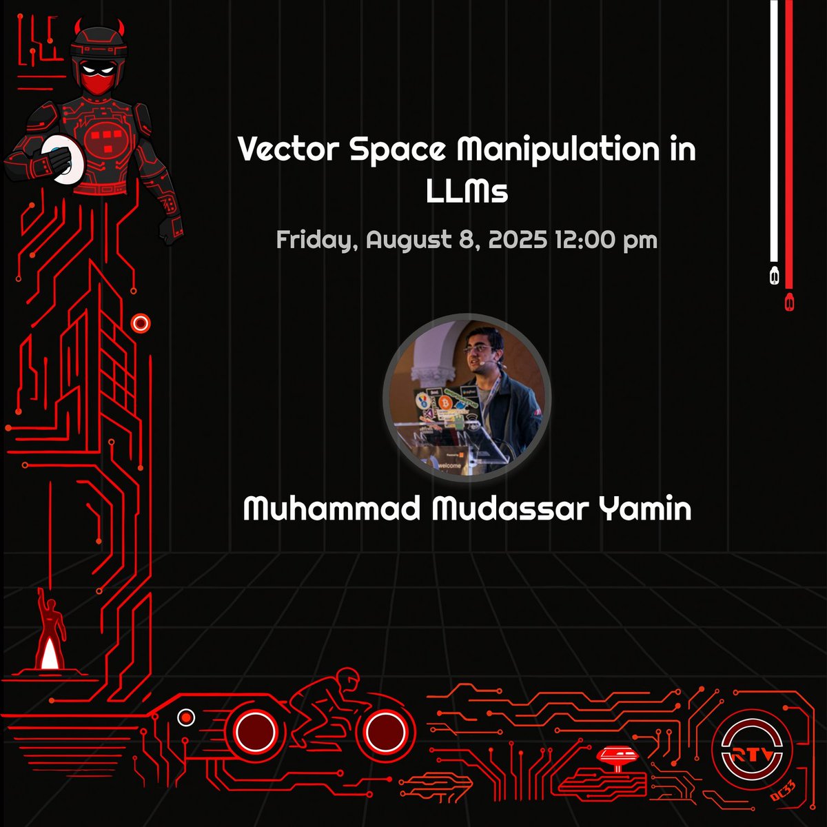 RedTeamVillage_'s tweet image. 🔥 Vector Space Manipulation in LLMs – Muhammad @Muddasaryamin reveals how vector spaces in LLMs can be manipulated using prompt engineering and poisoned data to disrupt RAG-based apps and LLM agents. Explore real attack scenarios at @redteamvillage_ during @defcon 33! 🚀