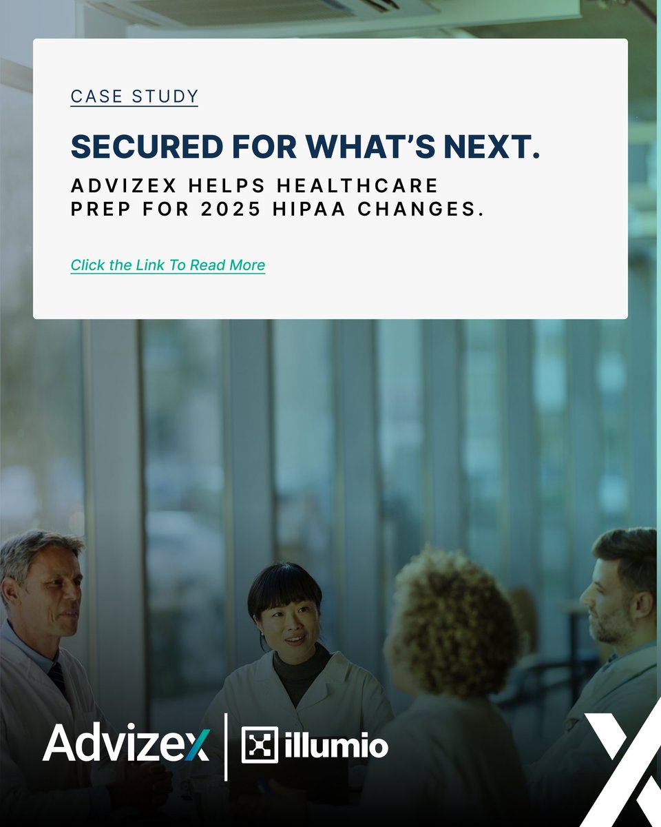One of the largest pediatric hospitals in the country worked with Advizex to secure EPIC and get ready for 2025 HIPAA updates.

See how it turned into a broader security transformation: bit.ly/4lJi2Ex

#Cybersecurity #HealthcareIT #HIPAA #ZeroTrust #Advizex