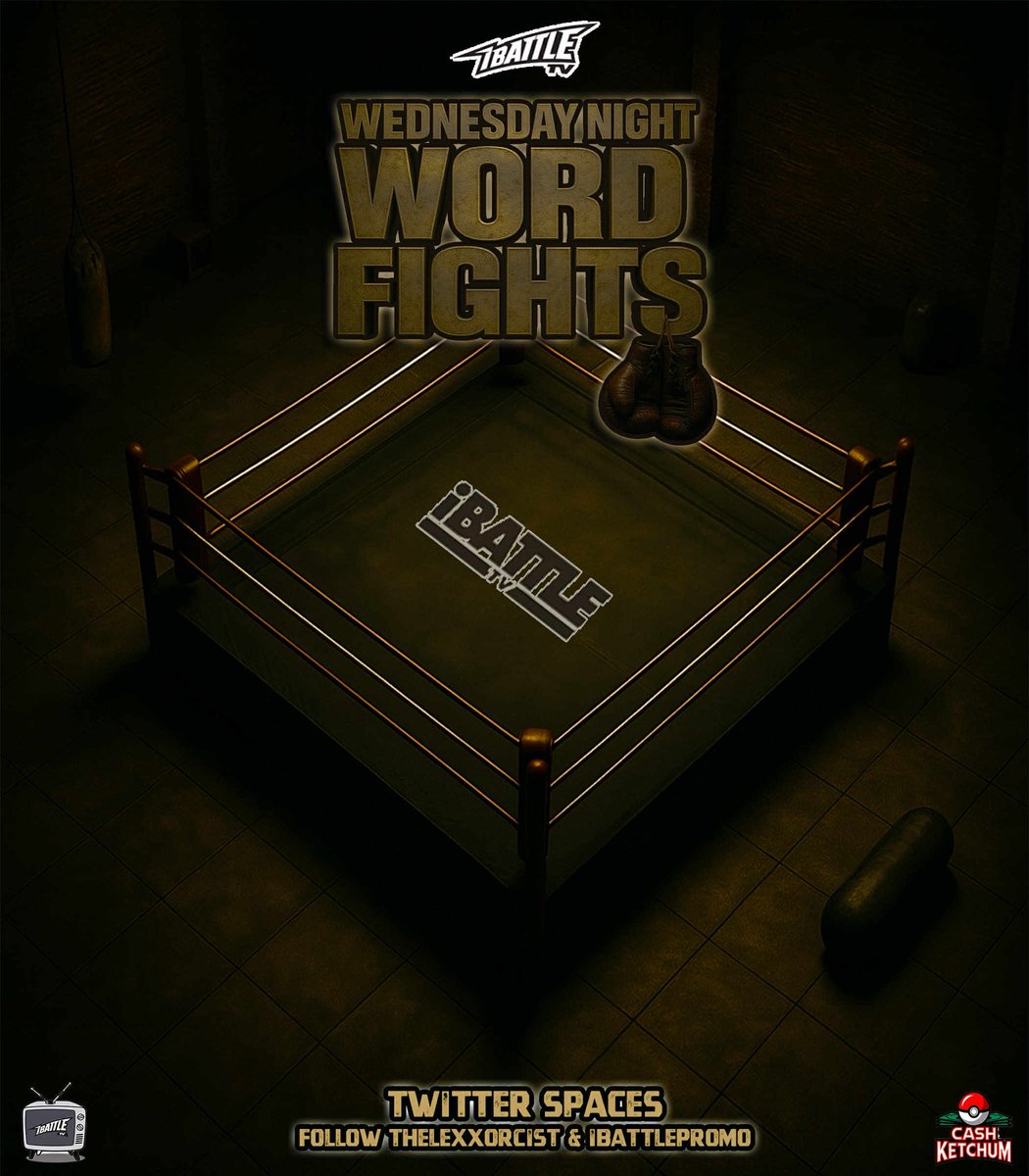 iBattlePromo's tweet image. Starting in August the good people at iBattleTV bring you Wednesday Night Word Fights!
Rap battles every Wednesday night at 8PM EST in the Twitter spaces. Hosted by @TheLexxorcist, @Archie_216 & @SetoAssyrian.
If you’re interested in rapping, let us know & we’ll lock you in!…