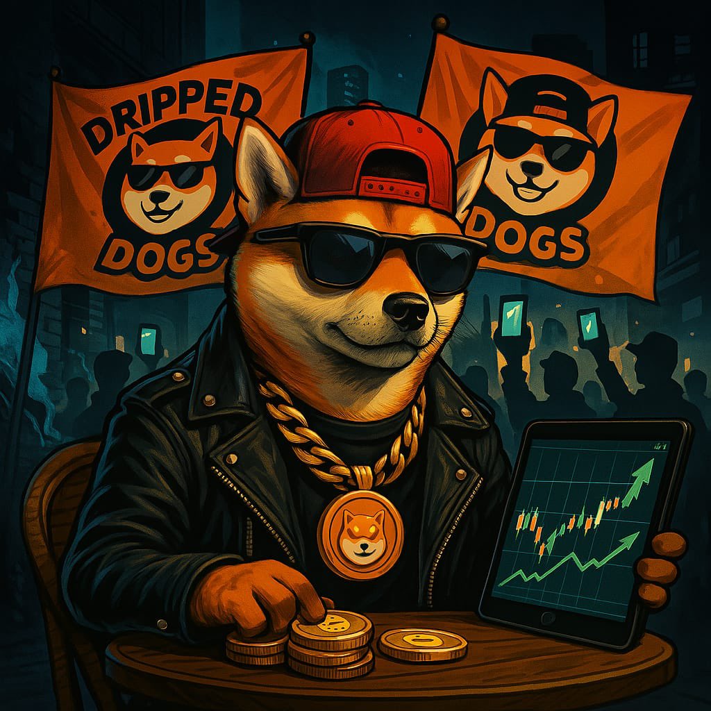 BullishRider7's tweet photo. 🚨 The streets are buzzing. The charts are pumping. 🐶💰

$DRIPPY isn’t just a meme coin — it’s a movement dripped in style, backed by community, and ready to moon. 📈🌕

🧢 Leather jacket on. Coins stacked.
Get ready for the drippiest launch of the year. Coming soon… 👀🔥
#DRIP https://t.co/I6aEFPSPTg