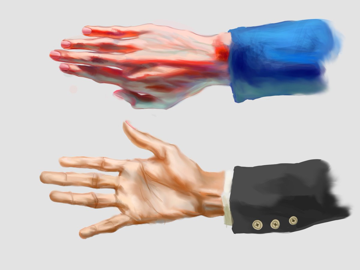 Ridam7z's tweet image. #handstudy painting of my own hands as reference
tell me if you want me to post the process timelapse of this