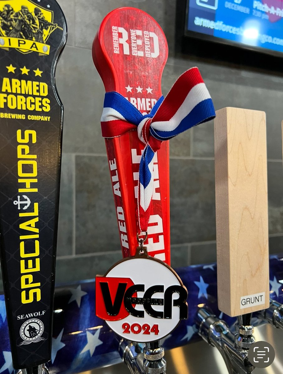 ArmedForcesBC's tweet image. RED Friday Red Ale, Bronze award winner for best red ale, VEER Magazine Awards