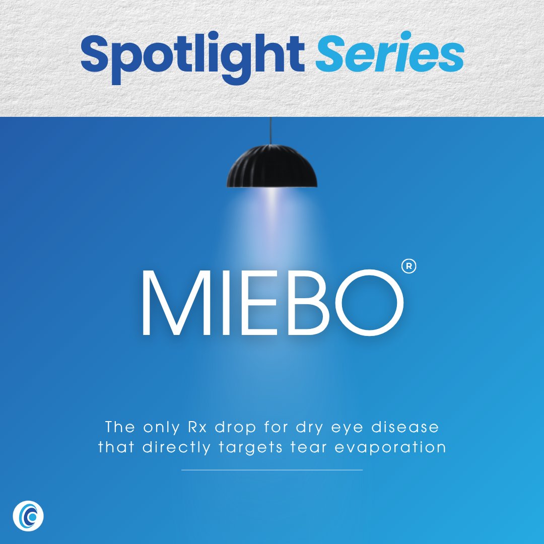 July is #DryEyeAwarenessMonth, and this month's Spotlight Series article features MIEBO (perfluorohexyloctane #Ophthalmic solution), the first and only FDA-approved treatment for the symptoms of #DryEyeDisease that directly targets #TearEvaporation.

🔗: ophthalmology360.com/spotlight-seri…