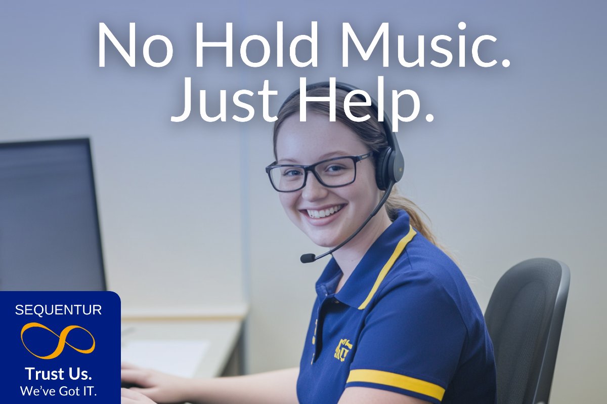 sequentur's tweet image. Nobody wants to hear elevator music when things break. With Sequentur, you get real help, fast — not a queue.
#NoHoldMusic #RealITSupport #FastHelp