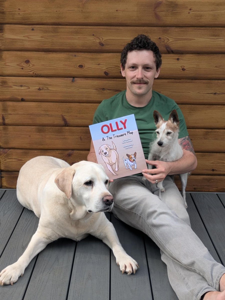 🐾 Let me tell you a bit more about my books...
Olly &amp; The Treasure Map, book 2 in the #OllyTheJack series, introduces Luna the Lab—Olly’s real-life best friend! Together, they take part in a #beachclean… and discover a #treasuremap ! 🏴‍☠️✨ #ChildrensBooks
linktr.ee/christurnbulla…
