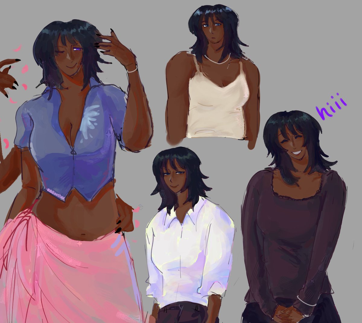 she got a new haircut 
#onepiece #nicorobin