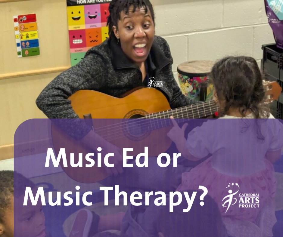 CathedralArts's tweet image. What&apos;s the difference between music education and music therapy, and what does Taylor Swift have to do with it? Read this article by CAP Teaching Artist Fellow Brittany Harmon, M.M., MT-BC, Board Certified Music Therapist, to learn more!  capkids.org/differences-mu…

This article is…
