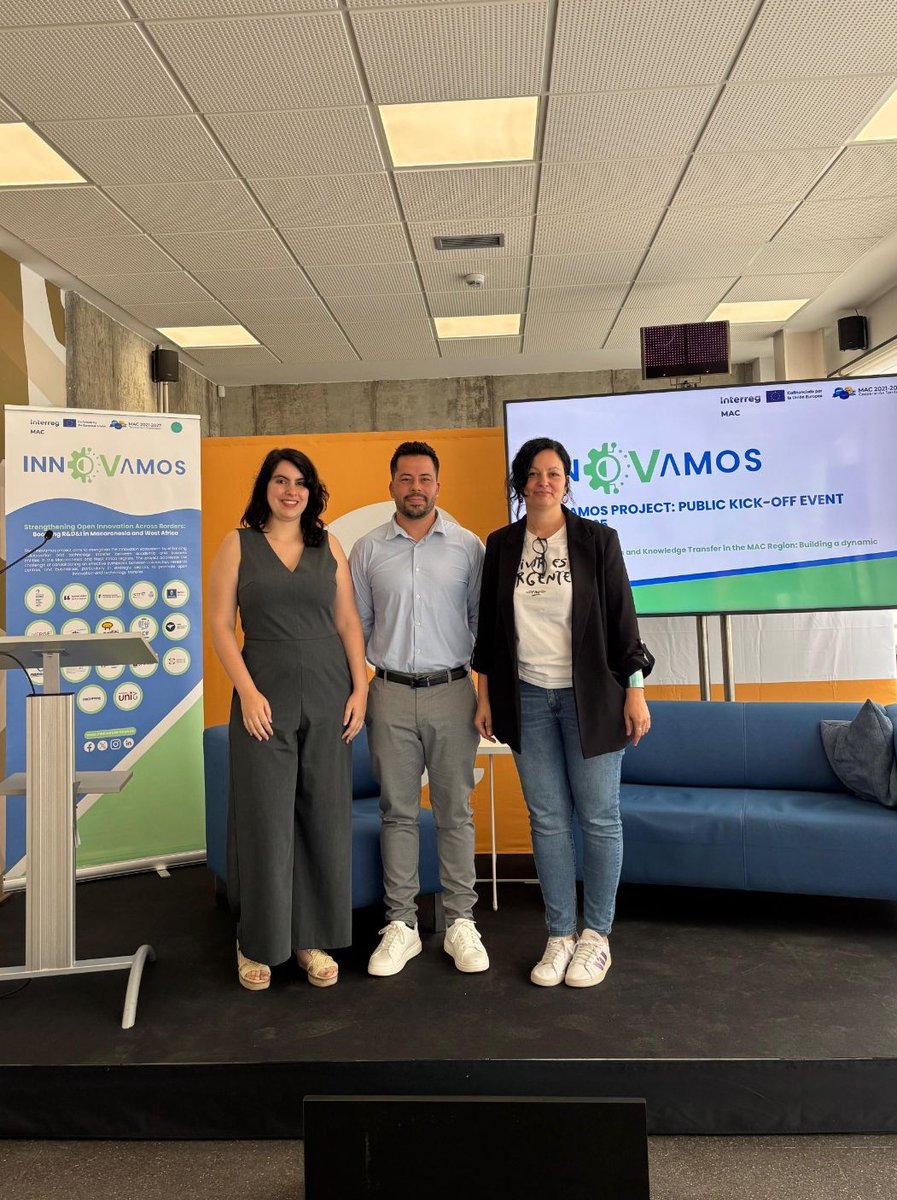 fg_ull's tweet image. 📍 El 17 de junio se lanzó el proyecto #InnoVamos, que conecta a universidades, empresas y startups de la región MAC y África Occidental.
💡 El equipo técnico de la Agencia Universitaria de Innovación de la #FGULL estuvo presente en este encuentro.
youtube.com/watch?v=z9JB1y…
@ULL