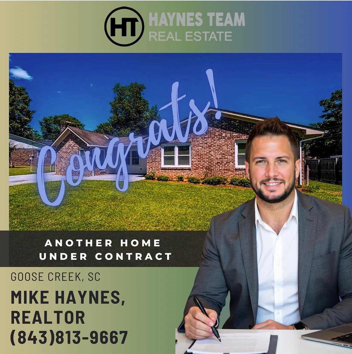 realtor_haynes's tweet photo. Another home this week under contract!! 🎉
Very happy for our clients. Being able to help them find their home and negotiate a winning offer is very rewarding for all of us. We’d love to help your family too! Call me today: (843)813-9667! 📲🏡🔑
#inescrow #undercontract #homeownership #homebuyers #happyclients #realestate #southcarolina #southcarolinarealestate #realestateagentingoosecreek #realestateagentinmonckscorner #realestateagentinsummerville #realestateagentincharleston #HaynesTeamRealEstate #HaynesTeamsRealEstate #epiquerealty