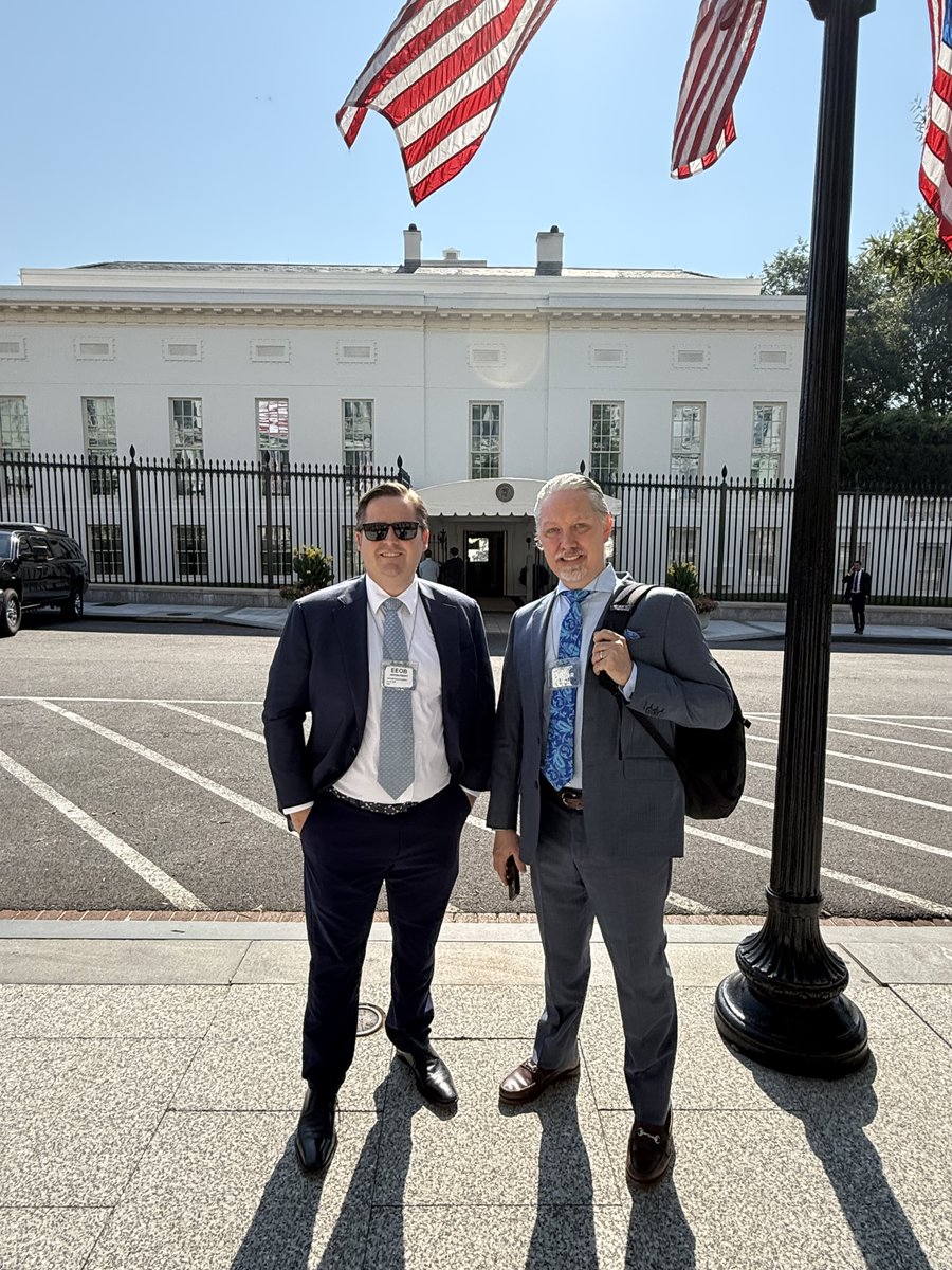 ReecycleInc's tweet image. The Trump administration has the vision to see the USA and its allies cannot depend on China anymore for critical materials and the courage to act.
Rasmus and JC are honored to have been invited to DC to share REEcycle’s mission to help rebuild the ex-China REE supply chain