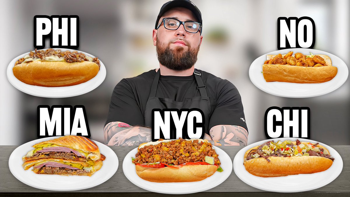 Which city has the best signature sandwich? Let’s find out youtu.be/PyybVliZqs4?si…