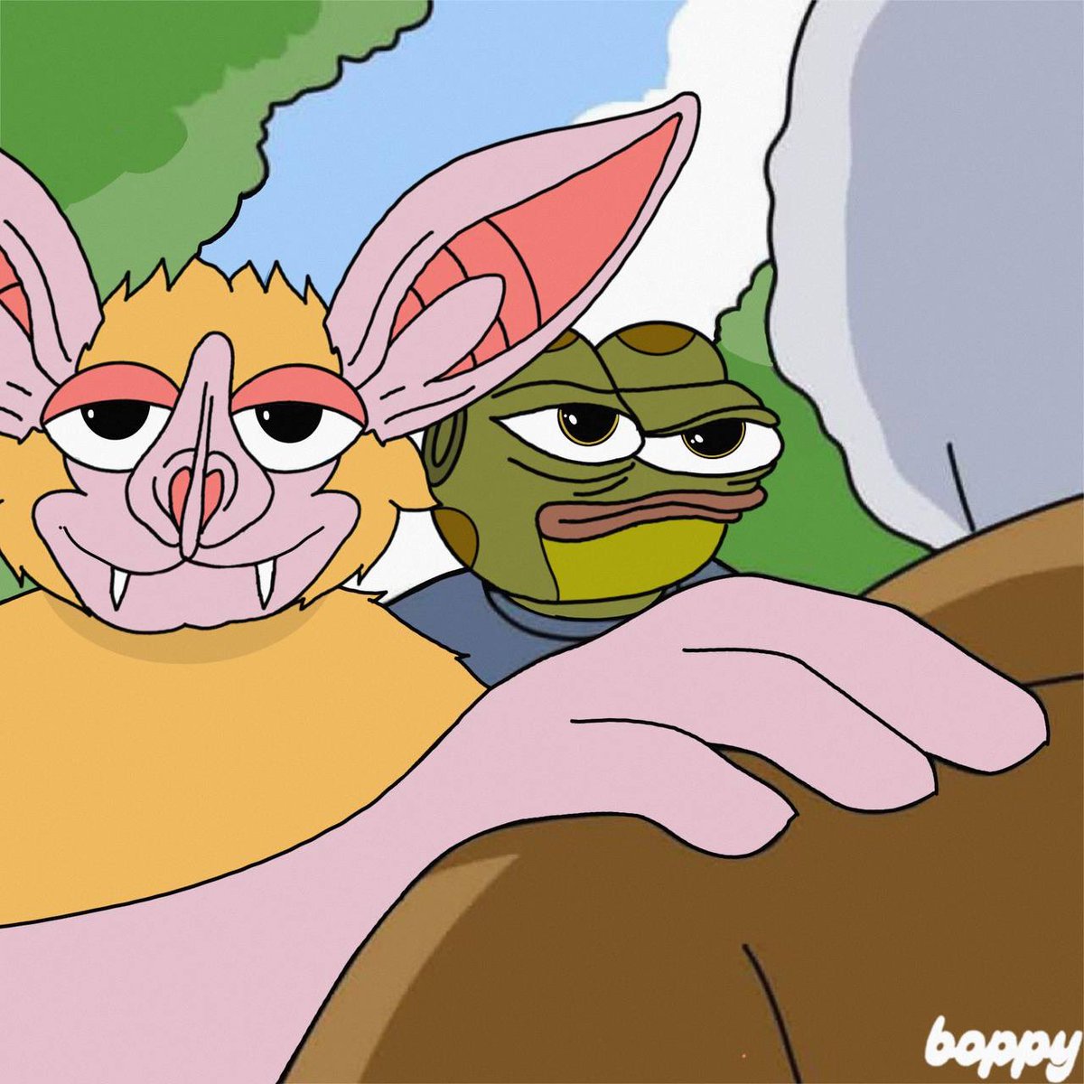 Boppybat's tweet image. Are you still fading $HOPPY and $BOPPY ?