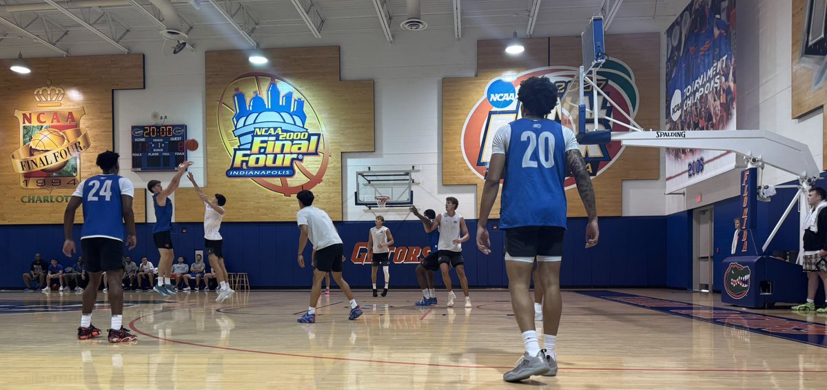 GatorsChris's tweet image. Last team practice (and pick-up run) before classes start Aug. 21. #Gators