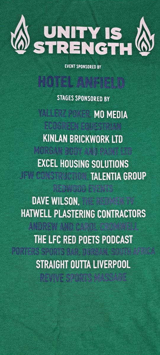 Very proud to be sponsoring a stage of the second Merseyside sports tour, 20 mile walk on the 26th July in aid of the Hillsborough survivor's support alliance and Fans Supporting Foodbanks.
If you would like to donate please use the link below 
uk2.emma-live.com/hsa-sports-tou…