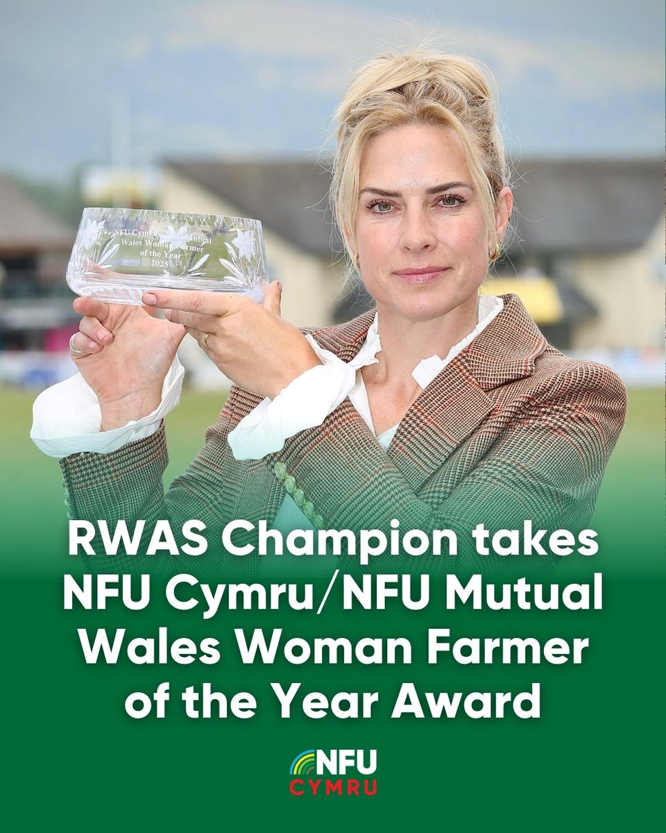 NFU Cymru 🚜 (@nfucymru) on Twitter photo Huge congratulations to Robbie Alman-Wilson, a beef and sheep farmer from Llanbister, Radnorshire who has been announced as the NFU Cymru/NFU Mutual Wales Woman Farmer of the Year.
Read more about Robbie's farm ➡ ow.ly/hIx350WuS7H Huge congratulations to Robbie Alman-Wilson, a beef and sheep farmer from Llanbister, Radnorshire who has been announced as the NFU Cymru/NFU Mutual Wales Woman Farmer of the Year.
Read more about Robbie's farm ➡ ow.ly/hIx350WuS7H