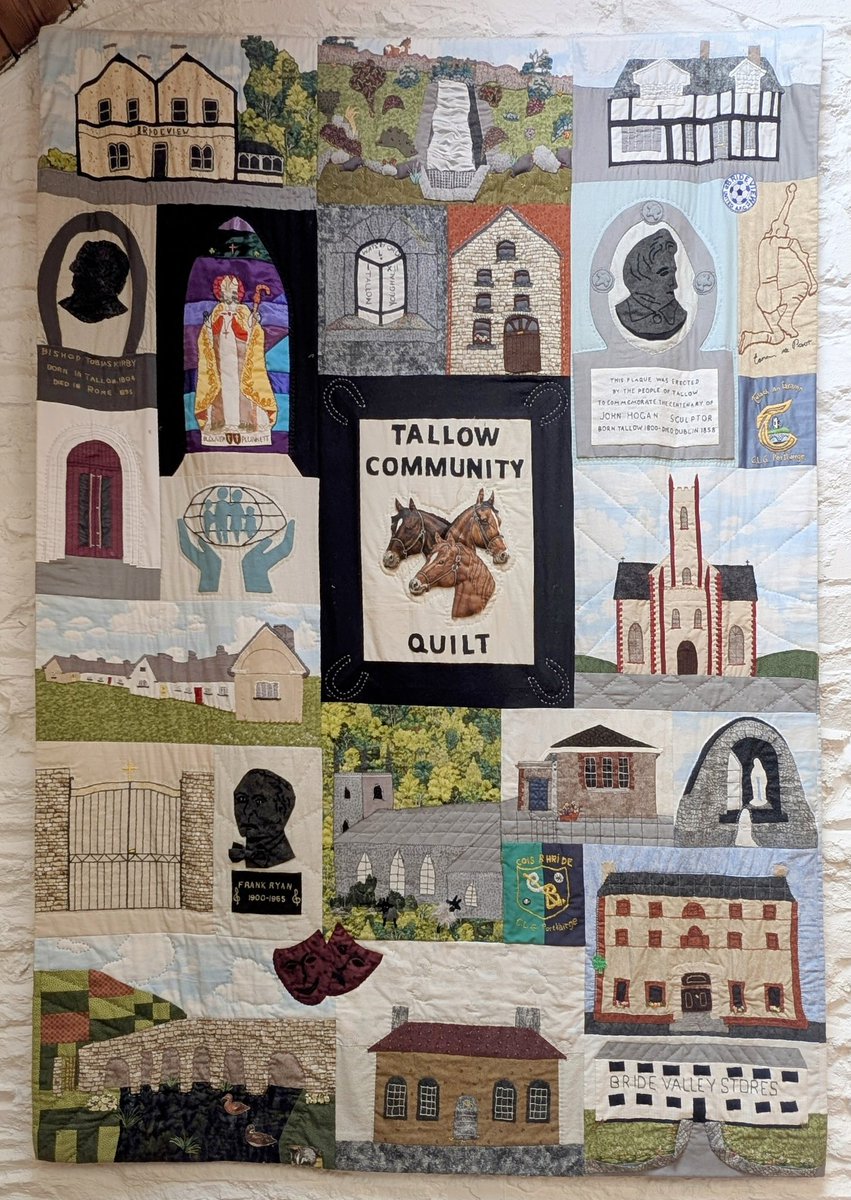 mairtinofaolain's tweet image. The Tallow Community Quilt in Tallow Enterprise Centre, Co. Waterford