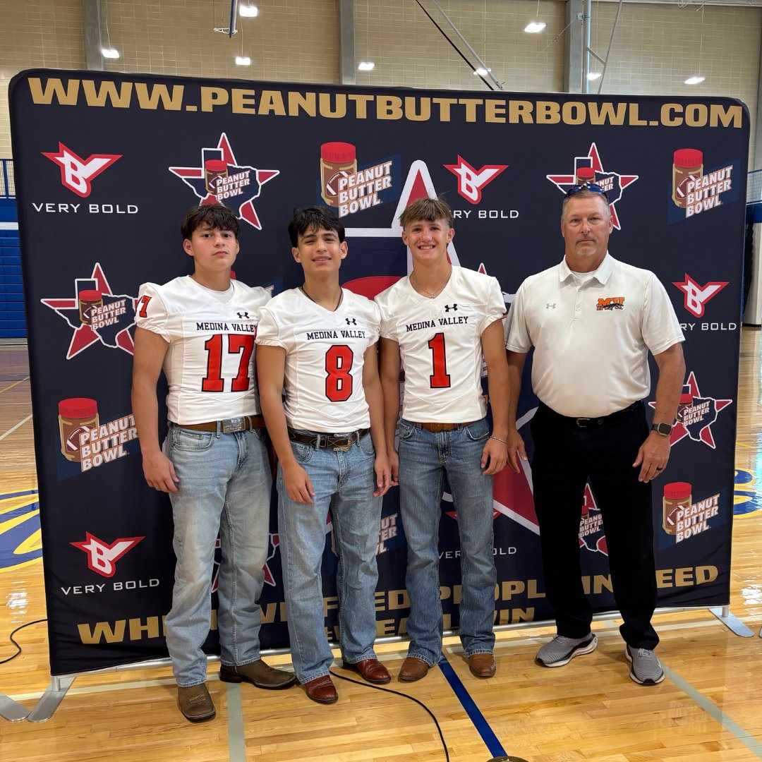 🏈🥜 Our Medina Valley Panthers are gearing up for the Peanut Butter Bowl! 🥜🏈 Today all players and coaches were welcomed with a kickoff event! ❤️ We're proud to take part in the annual Peanut Butter Bowl and fight hunger!