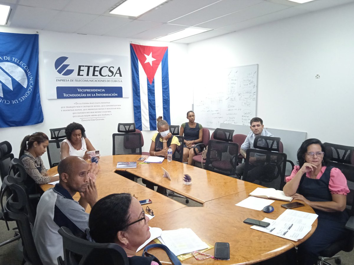 DCTI_ETECSA's tweet photo. Continúa desarrollándose el Fórum de Ciencia y Técnica de la DCTI, mostrando ponencias de trabajos con excelentes resultados, innovadoras y seguras.
@ETECSA_Cuba
#EtecsaConCuba
#DCTI https://t.co/U7TBEw72KI